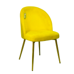Yellow Velvet Dining Chair DC-146 - Image 2