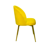 Yellow Velvet Dining Chair DC-146 - Image 4