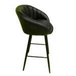 Black Metal Stand Bar Stools For Kitchen Black ST-102 - Image 4