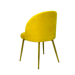 Yellow Velvet Dining Chair DC-146 - Image 5