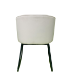 White Leather Dining Chair DC-145 - Image 5