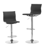 Black stackable Bar Stool ST-105 - Image 2
