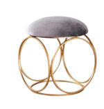 Round Pouf Ottoman Stool HS-107