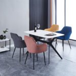 Velvet Stool Dining Chairs DC-143 - Image 3