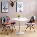 Patchwork Fabric Dining Chair DC-133 - Image 2