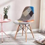 Patchwork Fabric Dining Chair DC-133 - Image 8