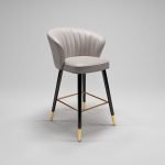 Metal Stand Bar Stools For Kitchen ST-103 - Image 8