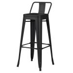 Black Stand Bar Stool For Kitchen And Dinnig ST-101