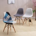 Patchwork Fabric Dining Chair DC-133 - Image 3
