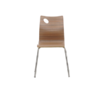 Modern Nordic Style Classic Wood Ply Chair For Canteen &Restaurant DC-129 - Image 2