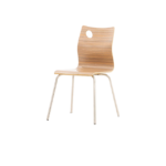 Modern Nordic Style Classic Wood Ply Chair For Canteen &Restaurant DC-129 - Image 3