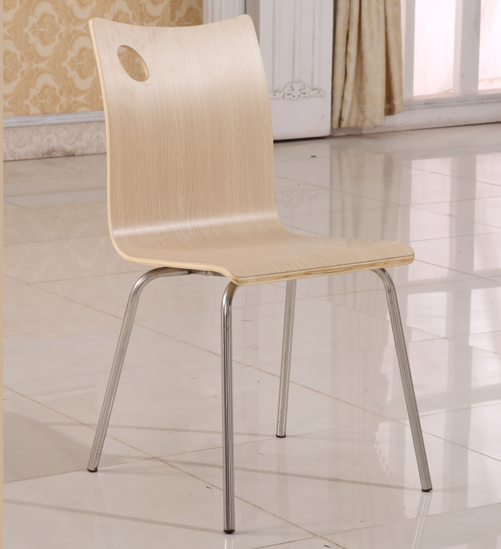 Untitled design (34) Modern Nordic Style Classic Wood Ply Chair For Canteen &Restaurant DC-129 - Image 1