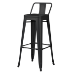 Black Stand Bar Stool For Kitchen And Dinnig ST-101 - Image 9