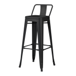 Black Stand Bar Stool For Kitchen And Dinnig ST-101 - Image 10