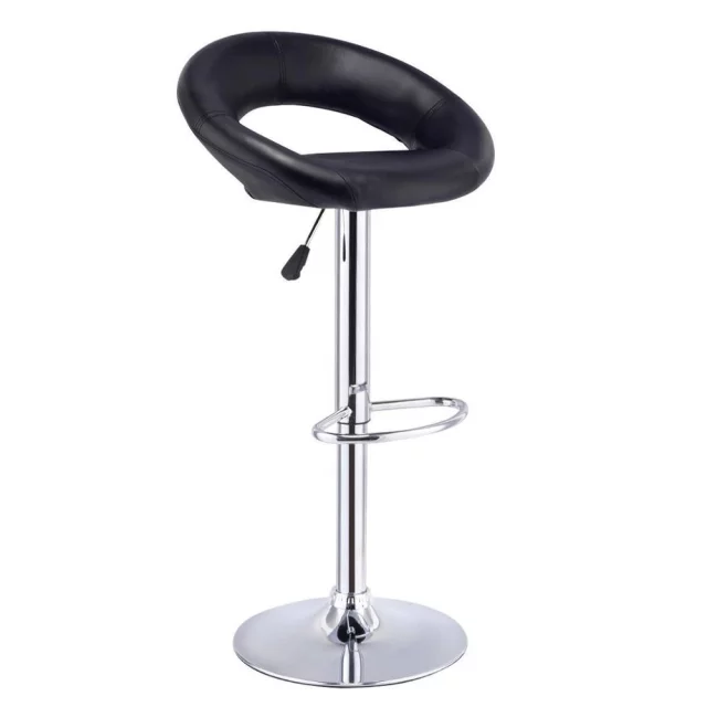 adjustable-rotating-pu-leather-kitchen-bar-stool-bs-002-1 Victoria Bar Stool ST-128 - Image 1