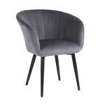 Modern Design Nordic Velvet Banquet Dining Chair DC-125 - Image 4