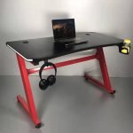 Gaming Desk with Cup Holder And Headphone Hook GT-106 - Image 3
