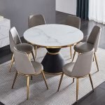 Gold Metal Designer Comfort Dining Chair DC-116 - Image 7