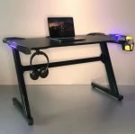 Gaming Desk with Cup Holder And Headphone Hook GT-106 - Image 4