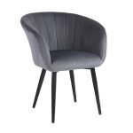 Modern Design Nordic Velvet Banquet Dining Chair DC-125 - Image 2