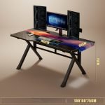 Large Gaming Table with Cable Management GT-107 - Image 3