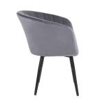 Modern Design Nordic Velvet Banquet Dining Chair DC-125 - Image 5