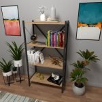 FurnatureDesign 4 Shelf Bookcase Customized Storage Shelves Book Cabinet Livingroom - Image 3
