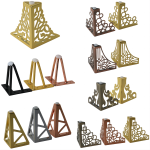 OEM Black Kitchen Cabinet Legs Chrome Plated Metal Sofa Legs For Sofa Bottom - Image 5