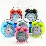 Classic Children Twin Bell Alarm Clock Metal Aloud Alarm Button Backlight Silent Quartz Alarm Clock With Roman Numerals - Image 5