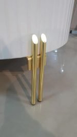 furniture parts metal golden straight sofa legs / cabinet feet support - Image 2