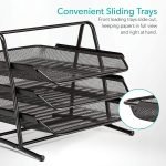 Metal Desk Desktop Table Mesh Office Stationery Wire Mesh Office Desk - Image 5