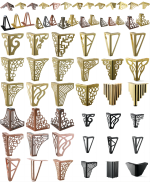 OEM Black Kitchen Cabinet Legs Chrome Plated Metal Sofa Legs For Sofa Bottom - Image 4