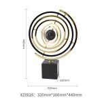 Marble Base Metal Globe - Image 6