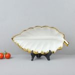 Luxury White Electroplated Ceramic Plates - Image 6