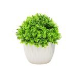 White Ceramic Potted Artificial Succulent Assorted Plants Colors - Image 3