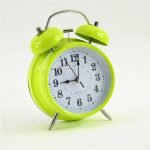 Classic Children Twin Bell Alarm Clock Metal Aloud Alarm Button Backlight Silent Quartz Alarm Clock With Roman Numerals - Image 4