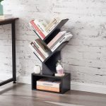 Mini Tree Bookshelf Wooden Book Storage Organizer Display Shelf Rack - Image 6