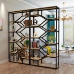 Portable Modern Furniture Large Tall Bookcase - Image 6