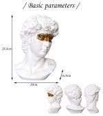 Classic Greek Figure Head Statue - Image 4
