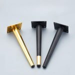Furniture Legs Oblique Conical Aluminium Alloy Sofa Legs Mid-Century Style Tapered Furniture Feet - Image 2