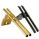 furniture parts metal golden straight sofa legs / cabinet feet support