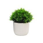 White Ceramic Potted Artificial Succulent Assorted Plants Colors - Image 4