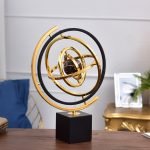 Marble Base Metal Globe