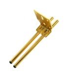 furniture parts metal golden straight sofa legs / cabinet feet support - Image 4