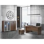 Solid Wood Manager Office Desk Set MT-106 - Image 2