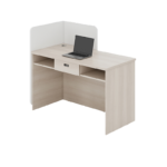 Modern Elegant White Wooden Reception Desk RT-108