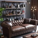 Leather Office Sofa OS-107